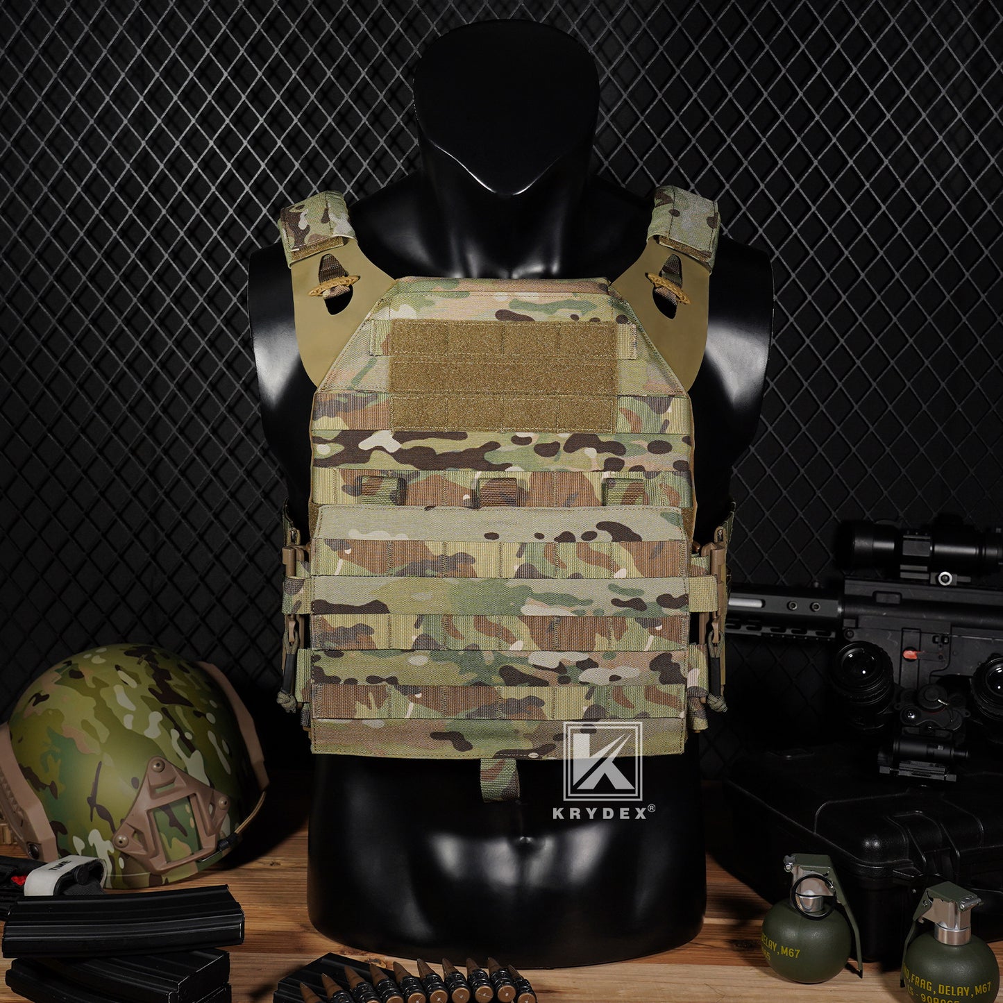 Krydex Tactical JPC 2.0 Plate Carrier Quick Release Tube Cummerbund Assaulter Armor Vest