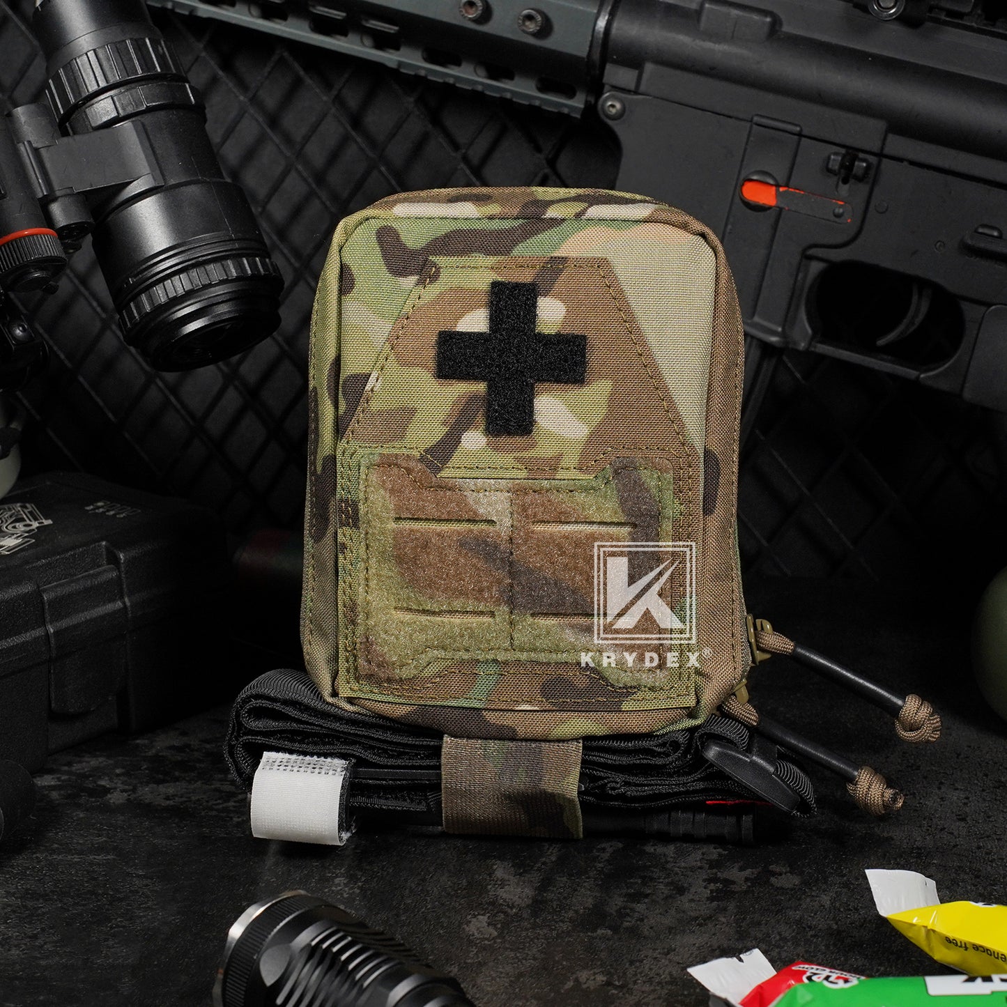 Krydex Tactical Medical IFAK Pouch First Aid Holder Tourniquet Trauma Bag