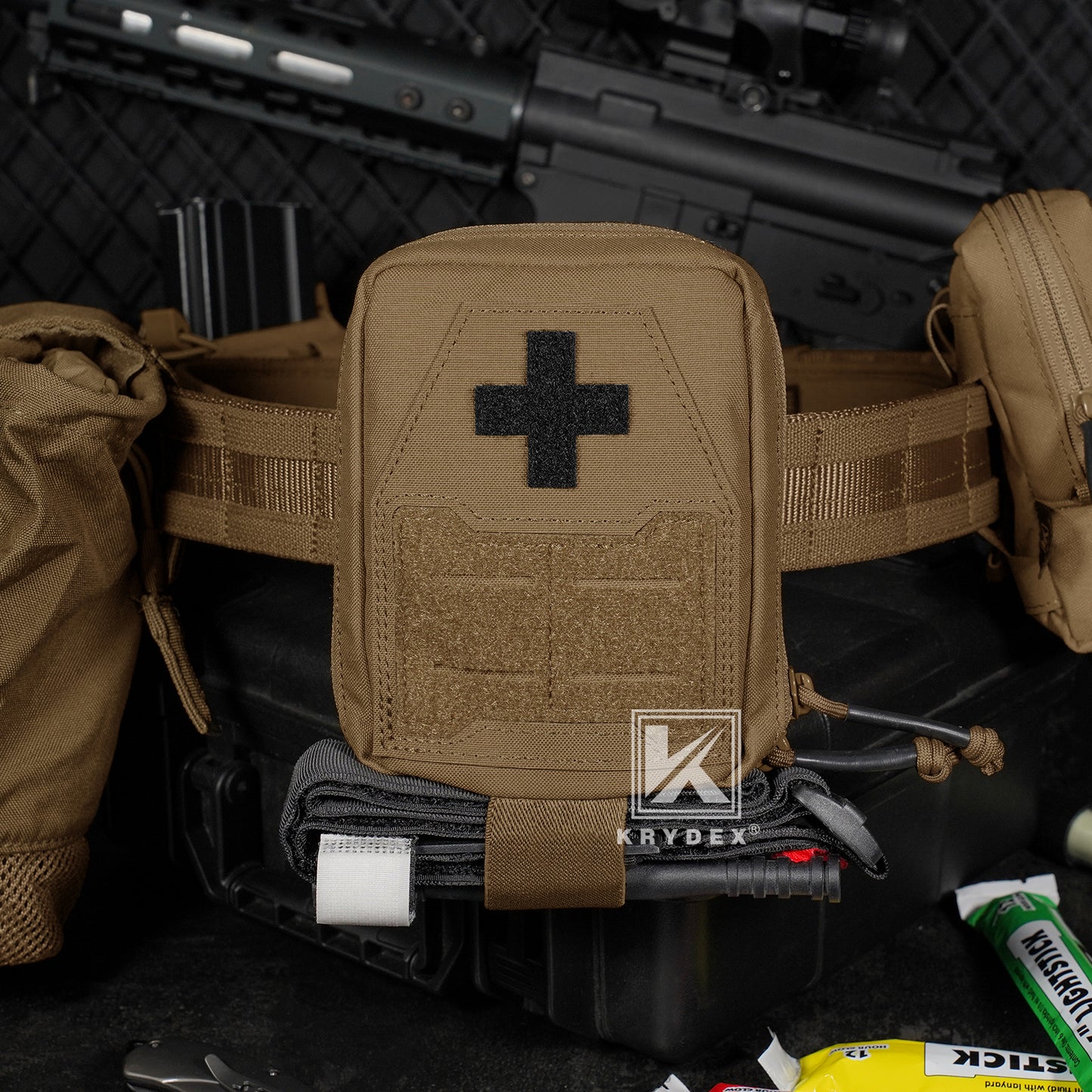 Krydex Tactical Medical IFAK Pouch First Aid Holder Tourniquet Trauma Bag