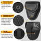 Krydex Hidden Snap Basket weave Handcuff Case Single Handcuff Pouch Fits 2” & 2.25” Duty Belt For Police Law Enforcement & Security Guard Equipment
