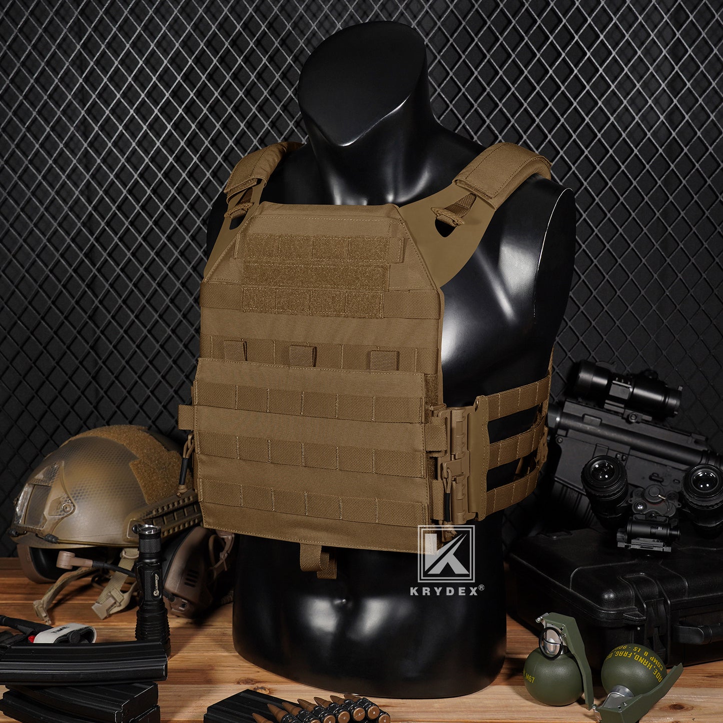 Krydex Tactical JPC 2.0 Plate Carrier Quick Release Tube Cummerbund Assaulter Armor Vest