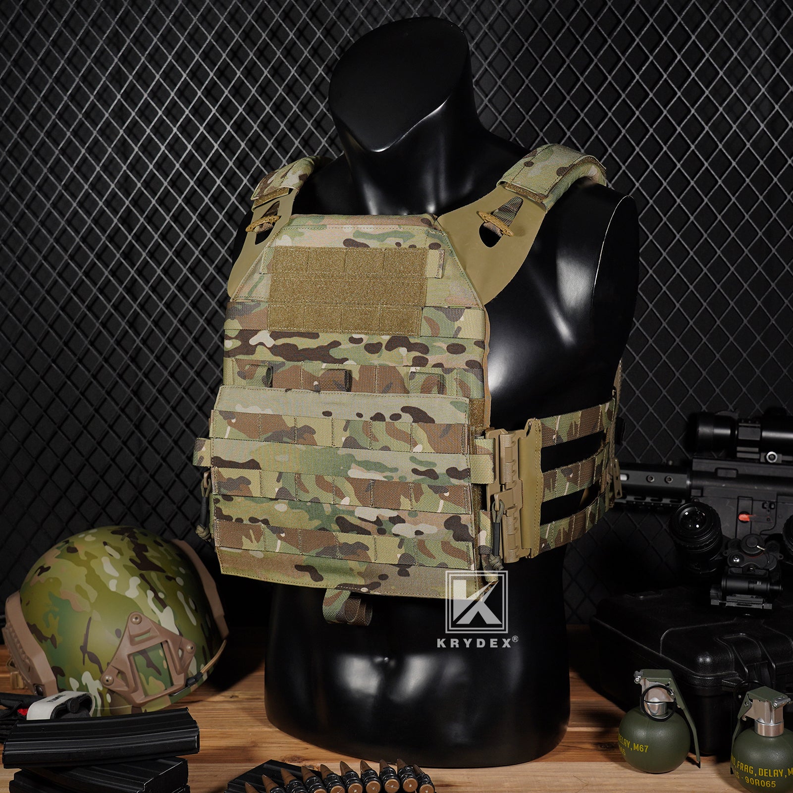 KRYDEX Tactical LAVC Laser Cut Vest + Front Panel Quick KRYDEX Tactical LAVC Laser Cut Vest + Front Panel Quick