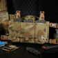 Krydex Tactical Triple 556 Magazine Pouch Placard 3x GP Pouches Detachable Mag Holders for Chest Rig and Vest