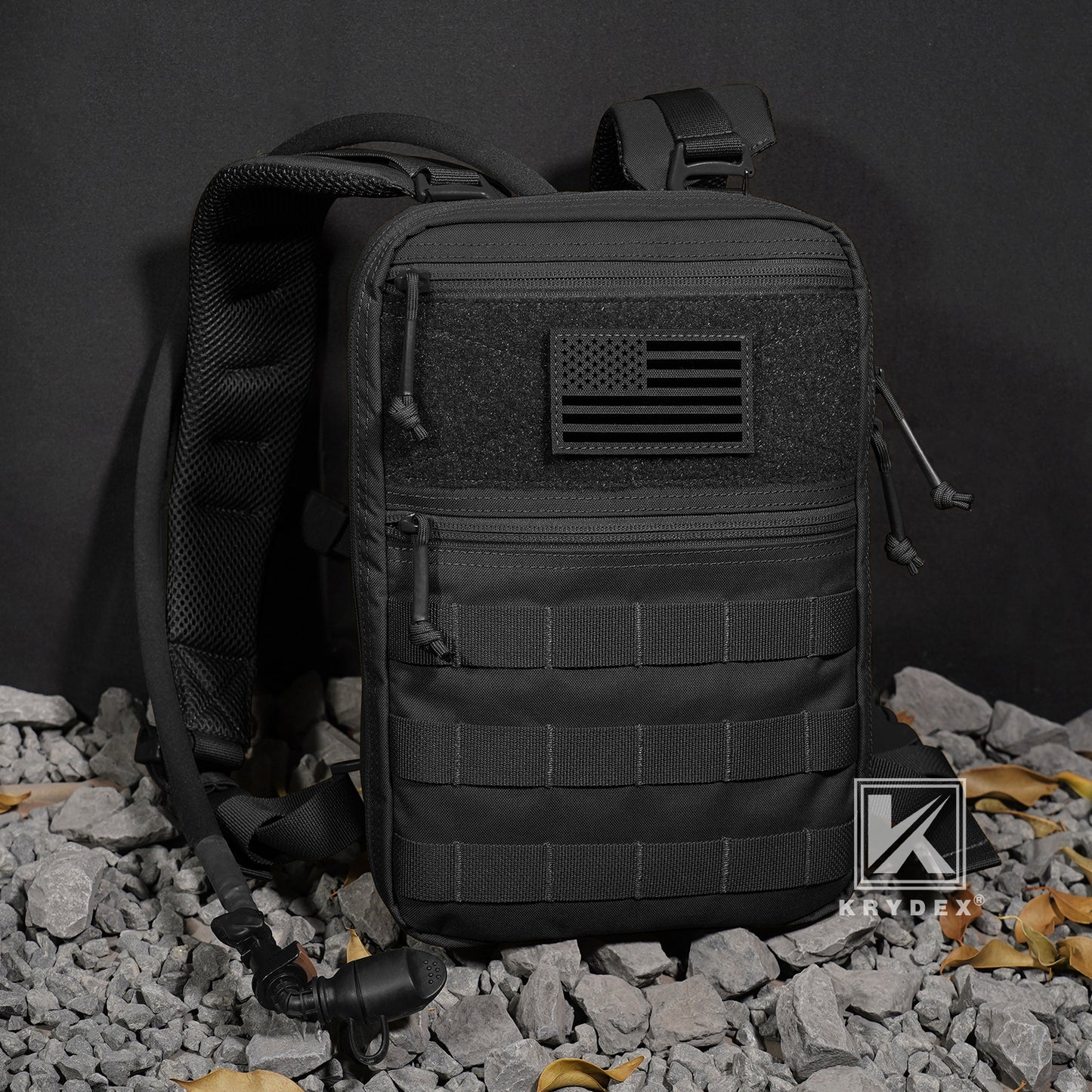 Krydex Tactical Hydration Pack 1.5L 50oz Water Bladder Carrier MOLLE for vest Hydro Backpack