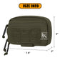 Krydex Tactical Admin Pouch Chest Bag MOLLE Utility Pouch Front Pocket for Vest and Chest Rig
