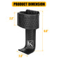 Krydex L-Style Universal Radio Holster Basketweave Two Way Radio Case Holder Fits For Motorola Kenwood 2” & 2.25” Duty Belt Carrier for First Responders