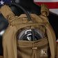 Krydex Tactical Zip-on Back Panel for Scarab Vest MOLLE Helmet Hydration Backpack