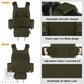 KRYDEX Low Vis Slick Plate Carrier FCS Tactical Molle Vest Elastic Cummerbund Micro Fight MK3 Chassis Drop SACK Pouch