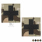 Krydex 2pcs Medical Cross Patches First Aid MED Badge Emergency IFAK Trauma Reflective Patch 2x2 In.