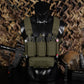 Krydex Tactical Chest Rig Triple Elastic 556 Magazine Pouch Placard GP Pouch Mini Drop Dangler Pouch