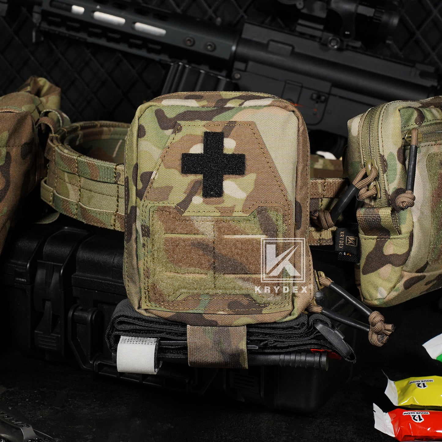 Krydex Tactical Medical IFAK Pouch First Aid Holder Tourniquet Trauma Bag