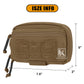 Krydex Tactical Admin Pouch Chest Bag MOLLE Utility Pouch Front Pocket for Vest and Chest Rig
