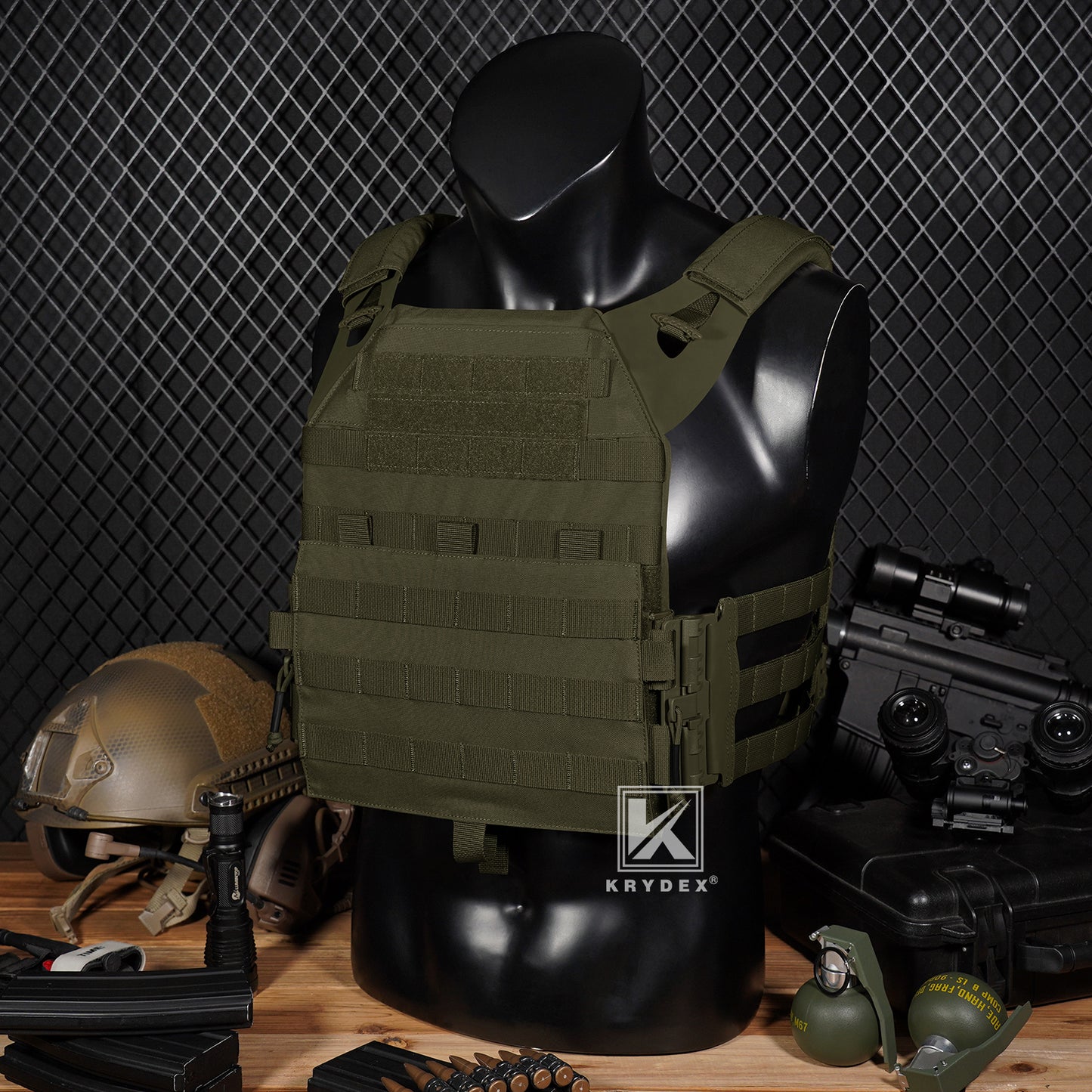Krydex Tactical JPC 2.0 Plate Carrier Quick Release Tube Cummerbund Assaulter Armor Vest