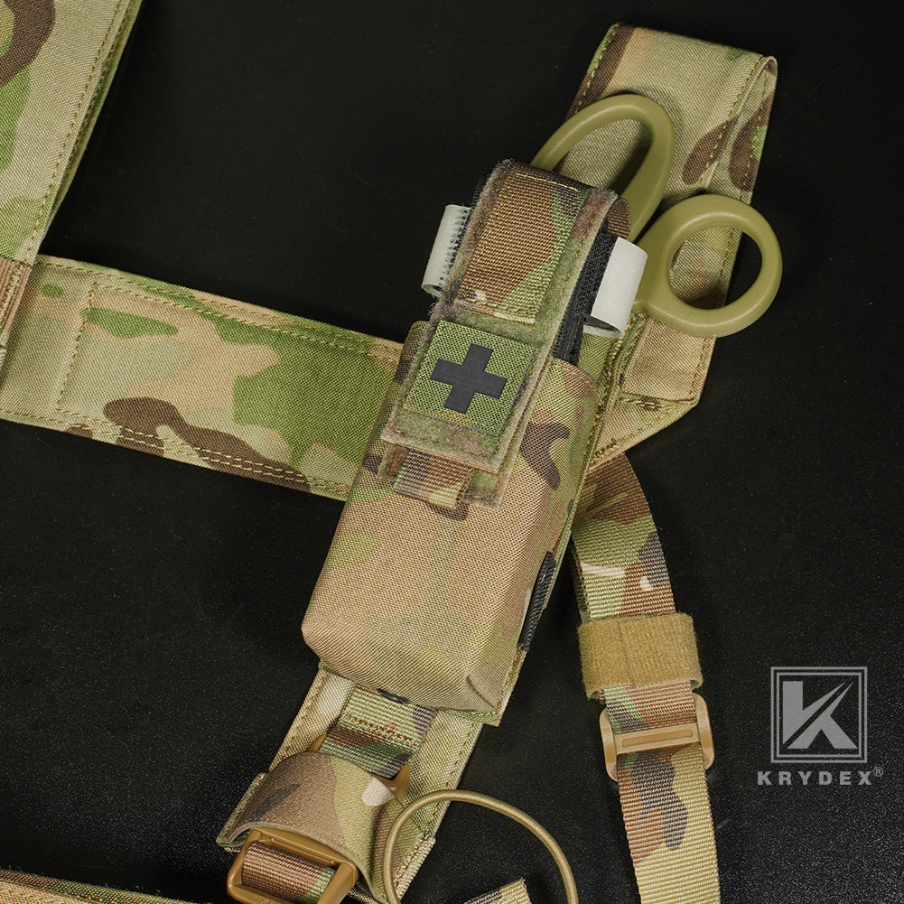 KRYDEX Tactical 3 in 1 Tourniquet & 7.25” EMT Shear Kit Medical Trauma Scissor Set