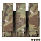 Krydex Tactical 9mm Triple Mag Pouch Modular Single / Double Stack Pistol Magzine Holder MOLLE Compatible