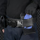 Krydex Flat Glove Holder Latex Nitrile Disposable Gloves Pouch Basket Weave Keeper Fits 2" & 2.25" Duty Belt For Police Firefighter Law enforcement EMT Paramedic First Responders