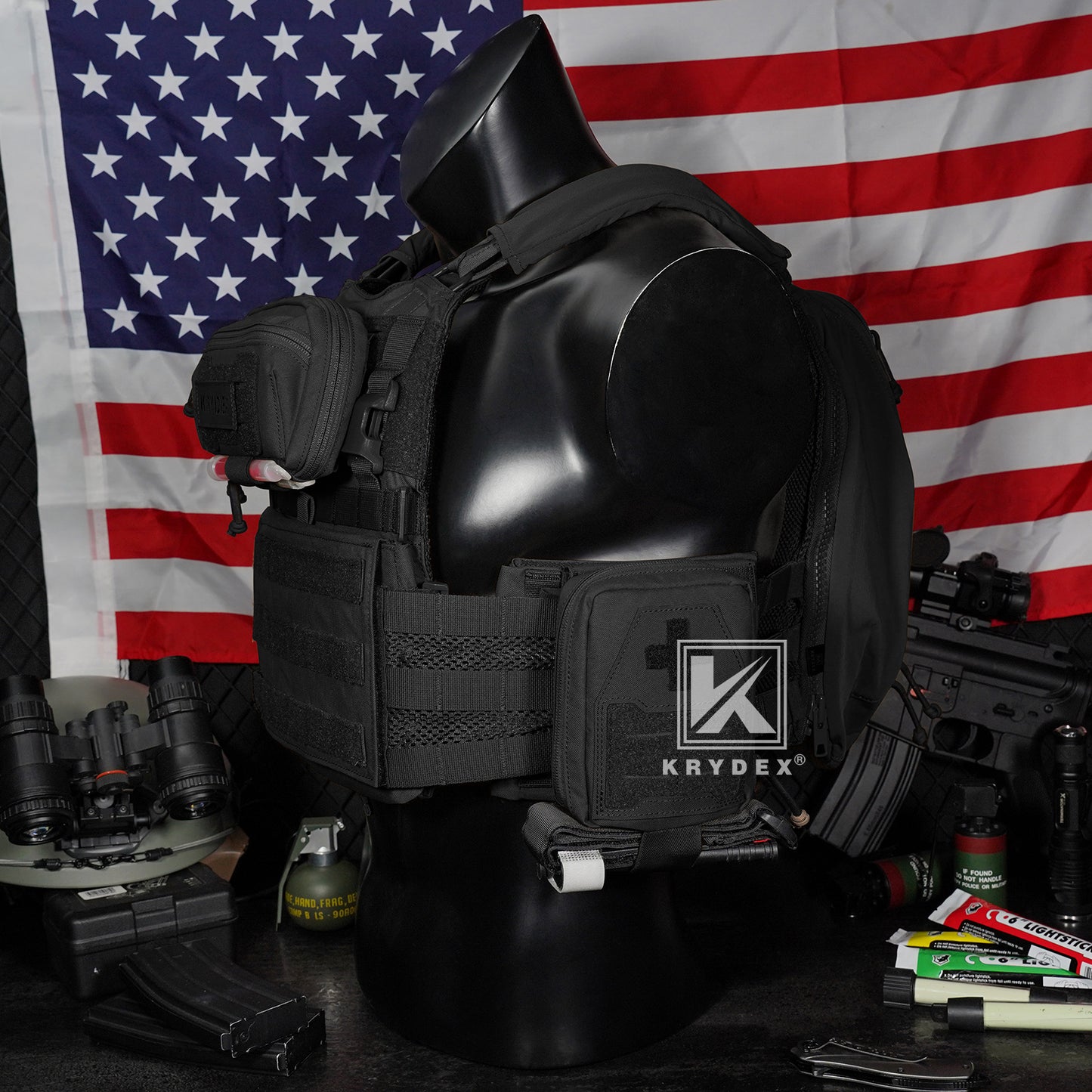 Krydex Tactical Medical IFAK Pouch First Aid Holder Tourniquet Trauma Bag