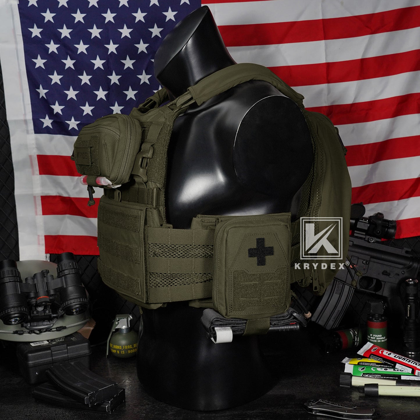 Krydex Tactical Medical IFAK Pouch First Aid Holder Tourniquet Trauma Bag