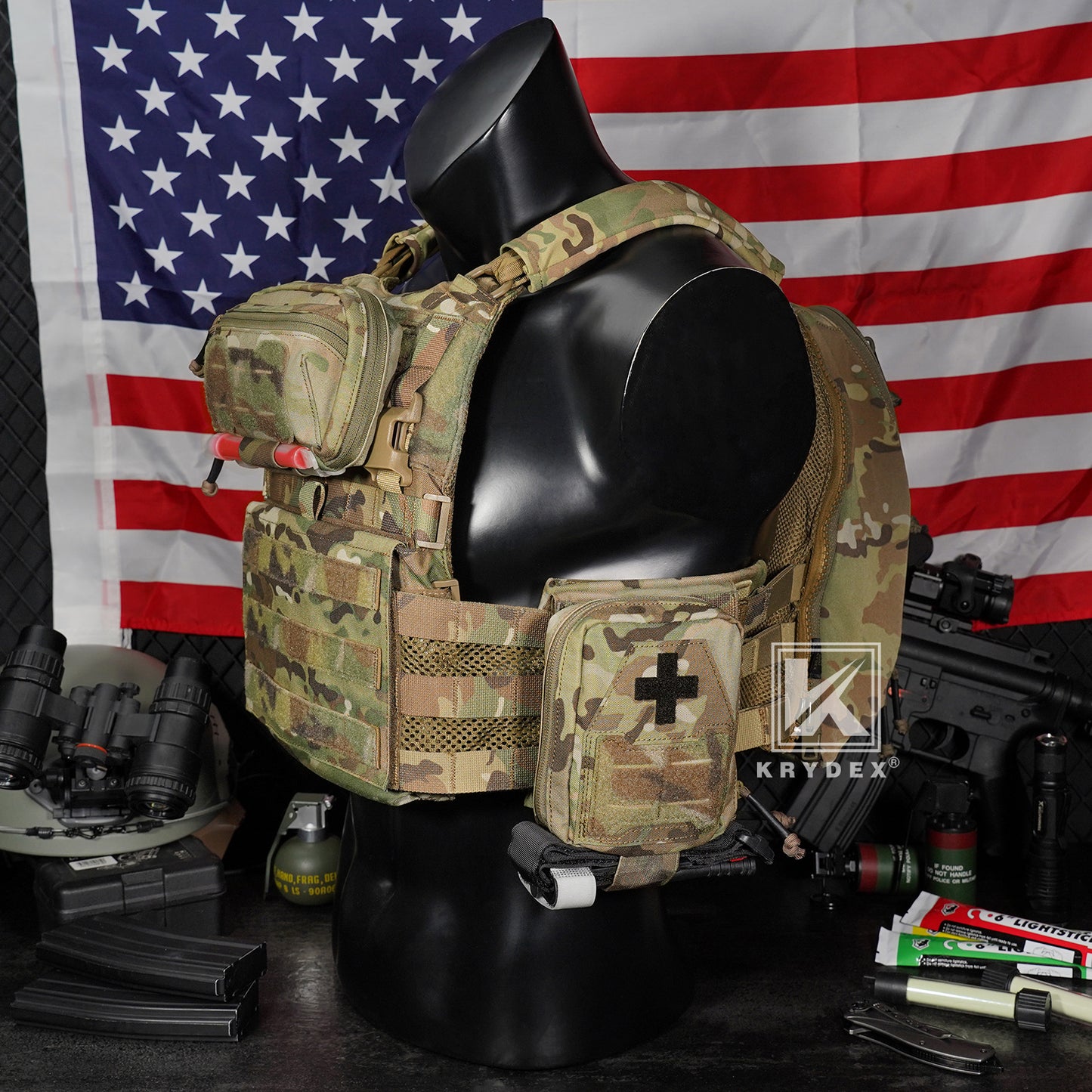Krydex Tactical Medical IFAK Pouch First Aid Holder Tourniquet Trauma Bag