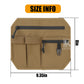 Krydex Tactical Hook Backed Organizer Panel Admin Insert EDC Pouch for Backpack Range Bag Accessory organizer Outdoor survival gear panel