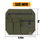 Krydex Tactical Hook Backed Organizer Panel Admin Insert EDC Pouch for Backpack Range Bag Accessory organizer Outdoor survival gear panel