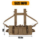 Krydex Tactical Chest Rig UW Gen IV Low Profile Micro Fight Rigs Carrier 556 9mm GP Pouch H Harness