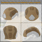 Krydex Tactical Helmet Cover for Fast Helmet Size M L XL Maritime Helmet Airsoft Paintball Helmet