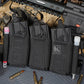 Krydex Tactical Chest Rig Triple Elastic 556 Magazine Pouch Placard GP Pouch Mini Drop Dangler Pouch