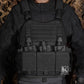 Krydex Tactical Triple 556 Magazine Pouch Placard 3x GP Pouches Detachable Mag Holders for Chest Rig and Vest
