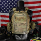 Krydex Tactical Zip-on Back Panel for Scarab Vest MOLLE Helmet Hydration Backpack
