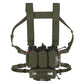 Krydex Tactical Chest Rig Triple Elastic 556 Magazine Pouch Placard GP Pouch Mini Drop Dangler Pouch