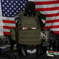 Krydex Tactical Admin Pouch Chest Bag MOLLE Utility Pouch Front Pocket for Vest and Chest Rig