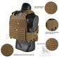 KRYDEX Low Vis Slick Plate Carrier FCS Tactical Molle Vest Elastic Cummerbund Micro Fight MK3 Chassis Drop SACK Pouch