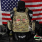 Krydex Tactical Admin Pouch Chest Bag MOLLE Utility Pouch Front Pocket for Vest and Chest Rig