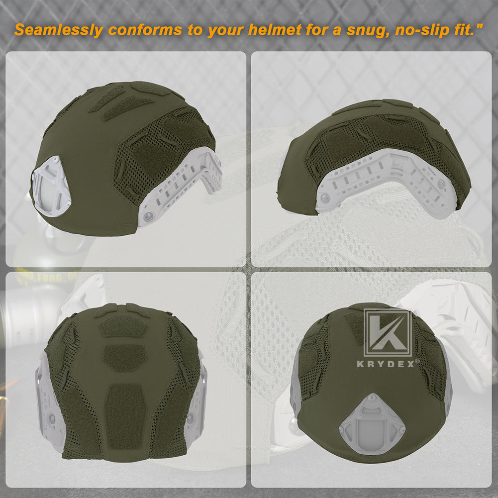 Krydex Tactical Helmet Cover for Fast Helmet Size M L XL Maritime Helmet Airsoft Paintball Helmet