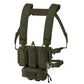 Krydex Tactical Chest Rig Triple Elastic 556 Magazine Pouch Placard GP Pouch Mini Drop Dangler Pouch