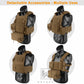 KRYDEX Low Vis Slick Plate Carrier FCS Tactical Molle Vest Elastic Cummerbund Micro Fight MK3 Chassis Drop SACK Pouch