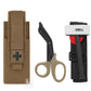 KRYDEX Tactical 3 in 1 Tourniquet & 7.25” EMT Shear Kit Medical Trauma Scissor Set