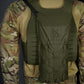 KRYDEX Low Vis Slick Plate Carrier FCS Tactical Molle Vest Elastic Cummerbund Micro Fight MK3 Chassis Drop SACK Pouch