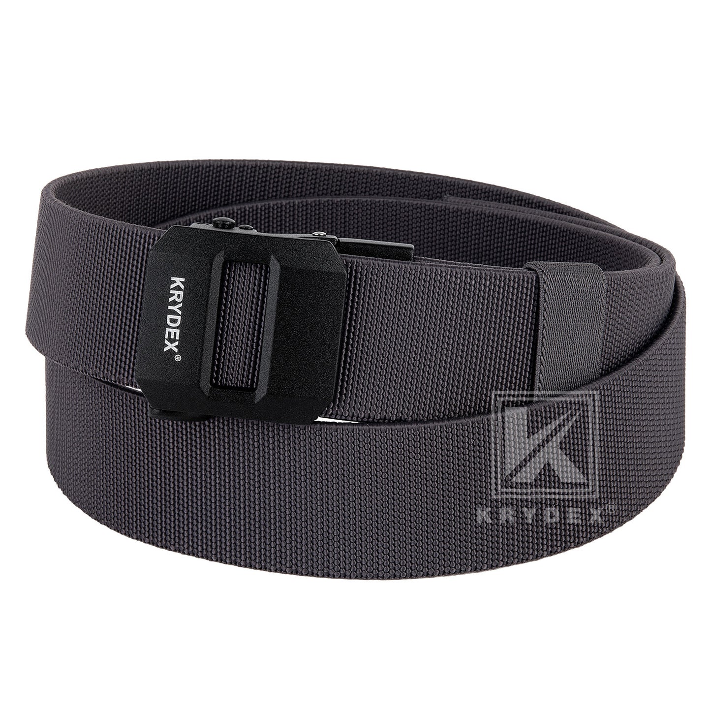 Krydex 1.5" Tactical Belt No Hole Auto-Locking Duty Work Belt Nylon Stretch EDC Belt