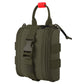 Krydex Tactical Tear Off Medical Pouch IFAK EMT Trauma Kit Pouch Rip Away First Aid Organizer MOLLE / Belt Compatible