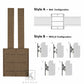 Krydex Tactical 9MM Pistol Magazine Pouch Double Stack .40 45 ACP Pistol Mag Holder Duty Belt & Molle Compatible
