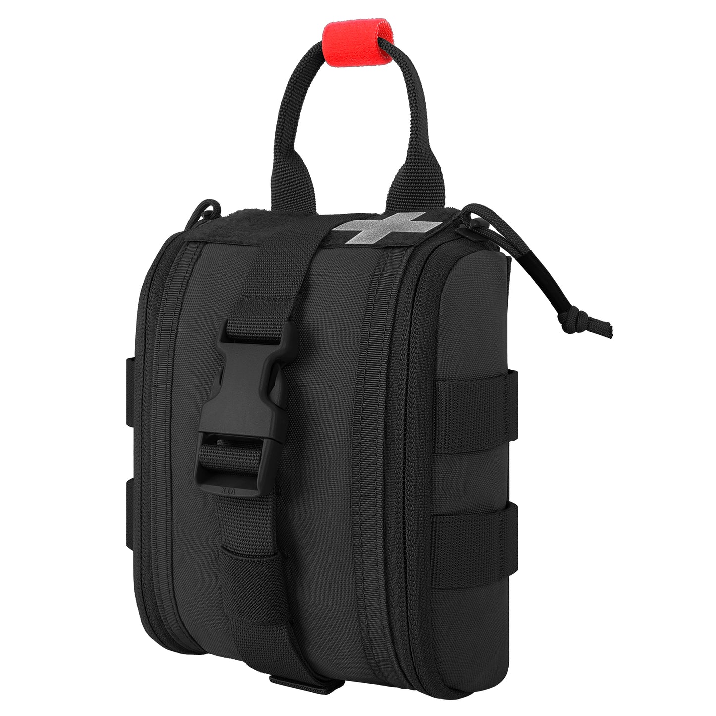 Krydex Tactical Tear Off Medical Pouch IFAK EMT Trauma Kit Pouch Rip Away First Aid Organizer MOLLE / Belt Compatible