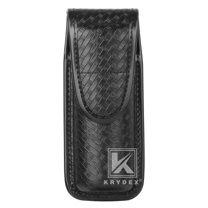 Krydex MK4 Pepper Spray Basket Weave Holder OC Spray Holster for Similar Size Canisters Pouch for Duty Belt Police Security Law Enforcement