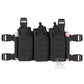 Krydex Tactical Triple Elastic 556 Magazine Pouch Placard GP Pouch Low-Profile Mag Holders for Chest Rig and Vest