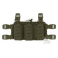 Krydex Tactical Triple Elastic 556 Magazine Pouch Placard GP Pouch Low-Profile Mag Holders for Chest Rig and Vest