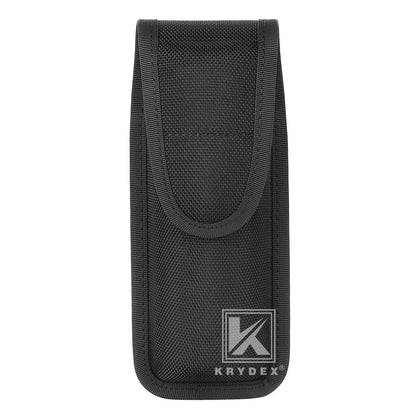 Krydex MK4 Pepper Spray Holder OC Spray Nylon Holster Canisters Pouch for Duty Belt Police Security Law Enforcement Sheriff