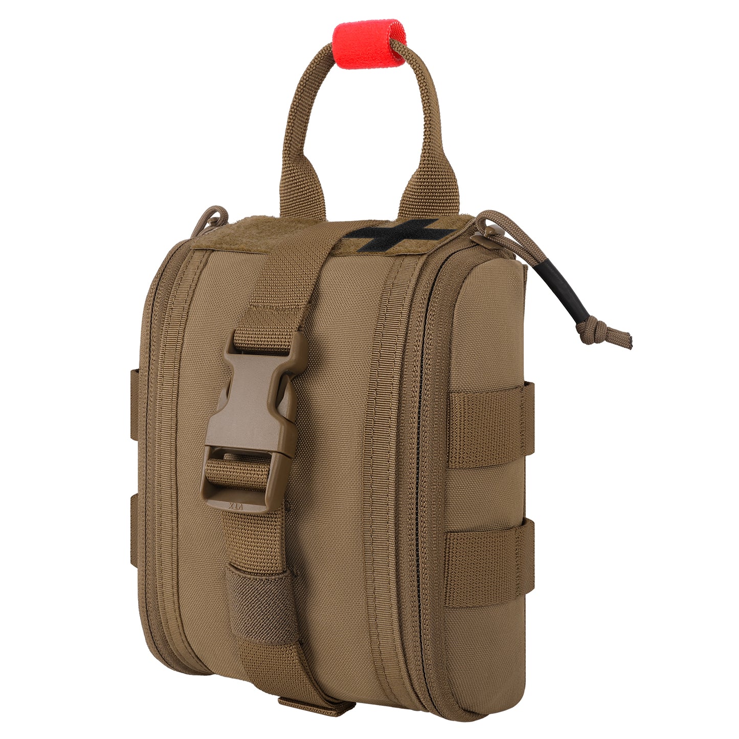 Krydex Tactical Tear Off Medical Pouch IFAK EMT Trauma Kit Pouch Rip Away First Aid Organizer MOLLE / Belt Compatible