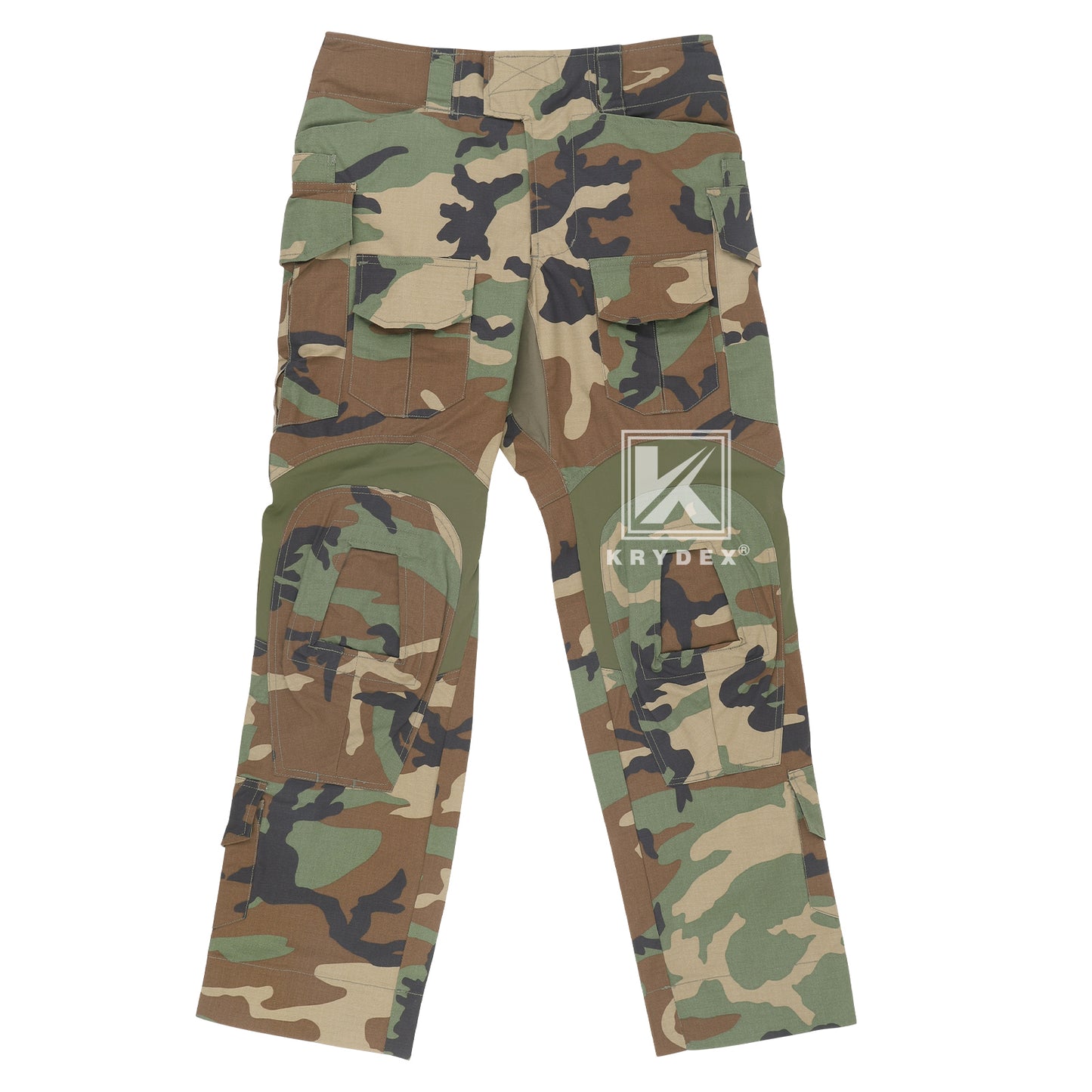 KRYDEX Combat Pants Tactical Cargo Trousers With Knee Pads