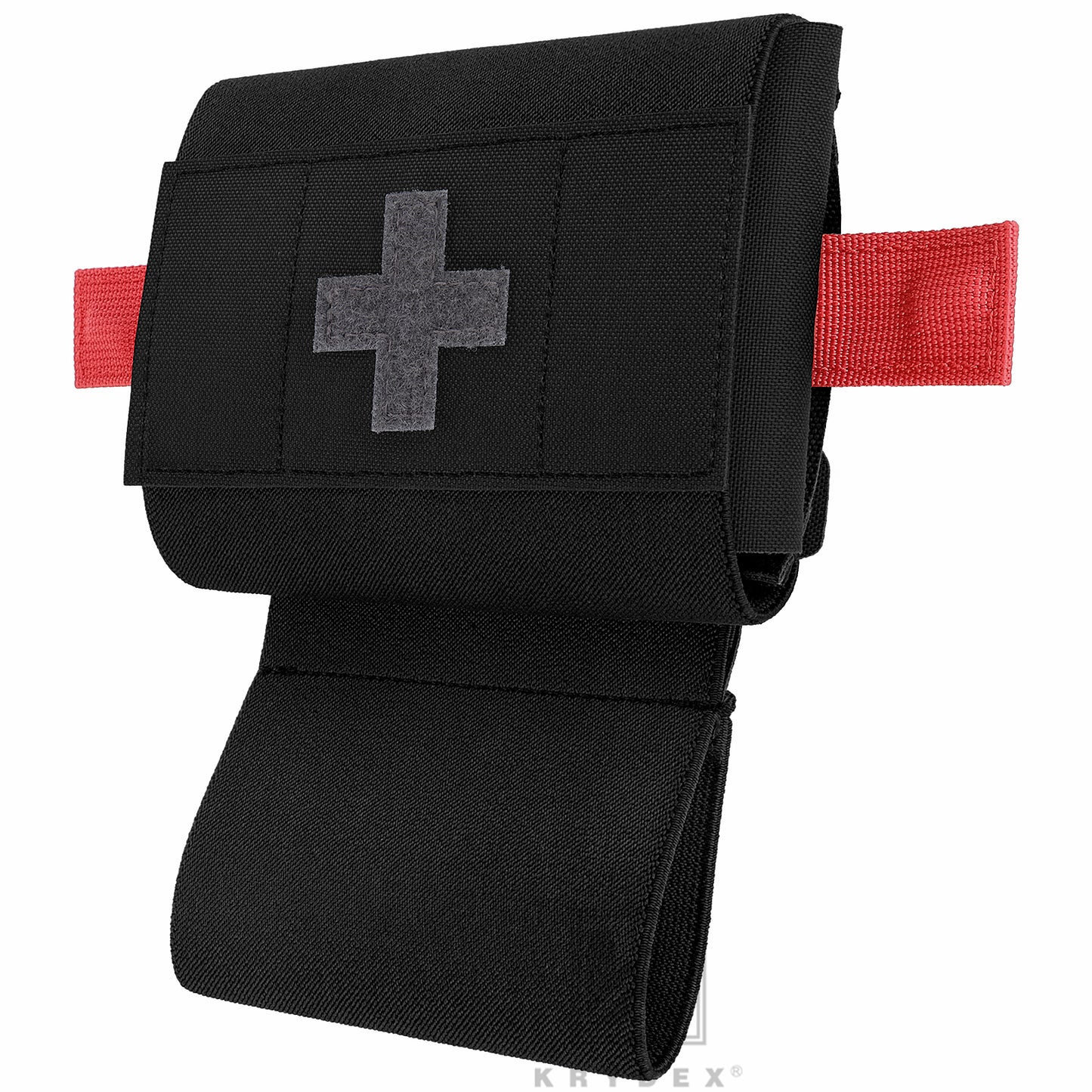 Krydex Tactical Micro Trauma Pouch MED IFAK Kit First Aid Insert Medical Holder Removable Tourniquet Holder MOLLE & Belt Compatible